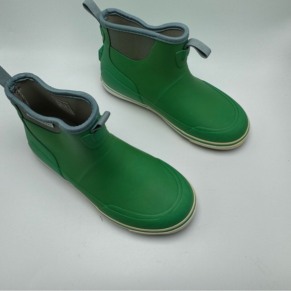 grundens Shoes - Grundens Deck Ankle Boot Green Women’s Size 6 Rubber Fishing Rain Boots Gotpcore